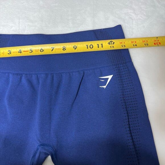 Gymshark Blue Vital Seamless Leggings Large Women Athletic - Picture 6 of 8